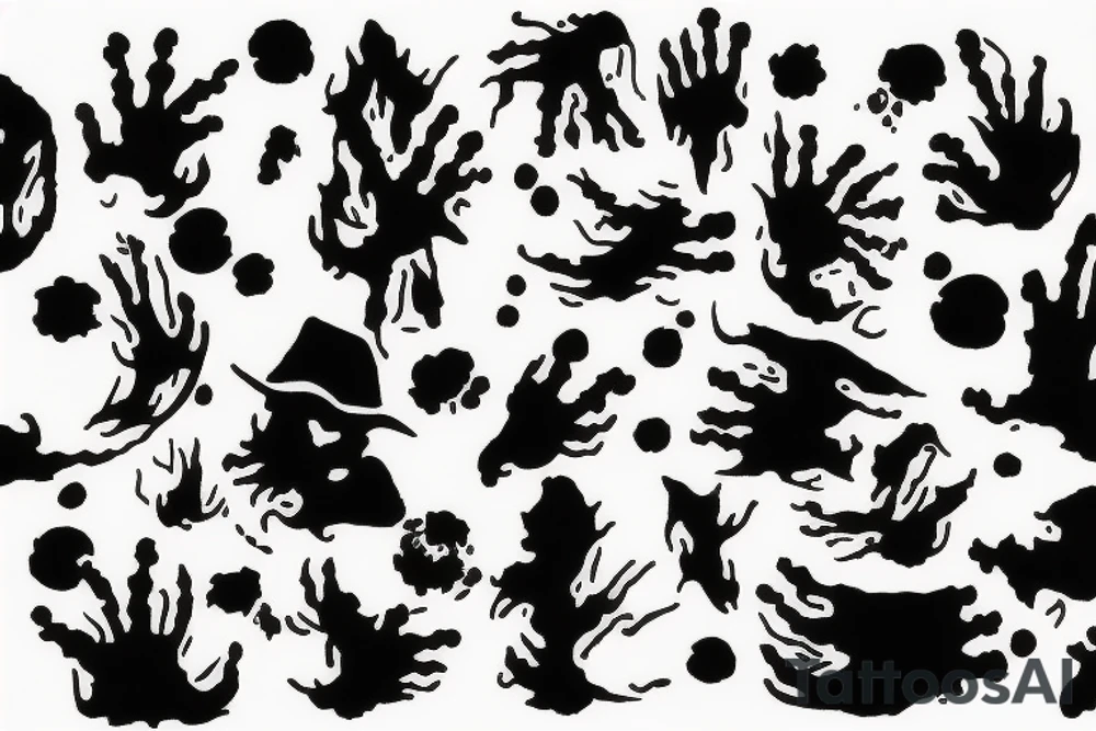 A Rorschach Ink Blot tattoo idea