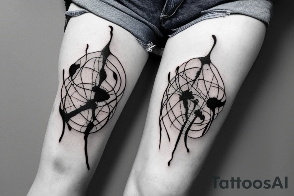 A Rorschach Ink Blot tattoo idea