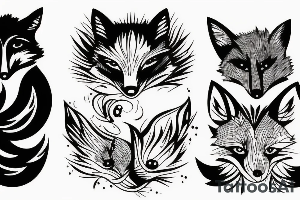 A fox tattoo idea
