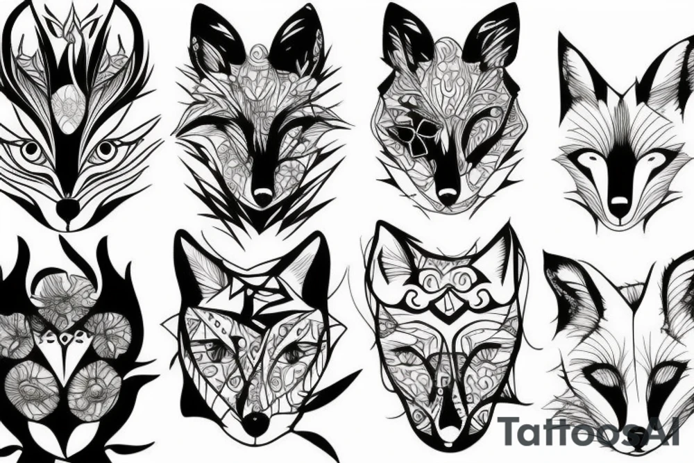 A fox tattoo idea
