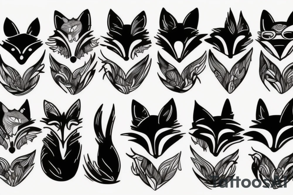 A fox tattoo idea