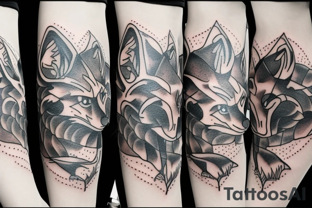 A neuropsychological fox tattoo idea