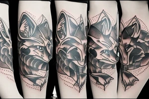 A neuropsychological fox tattoo idea