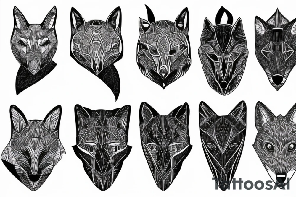 A neuropsychological fox tattoo idea