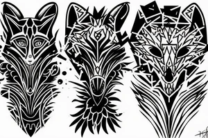 A neuropsychological fox tattoo idea