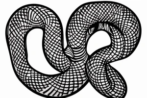 Figure 8 snake tattoo idea