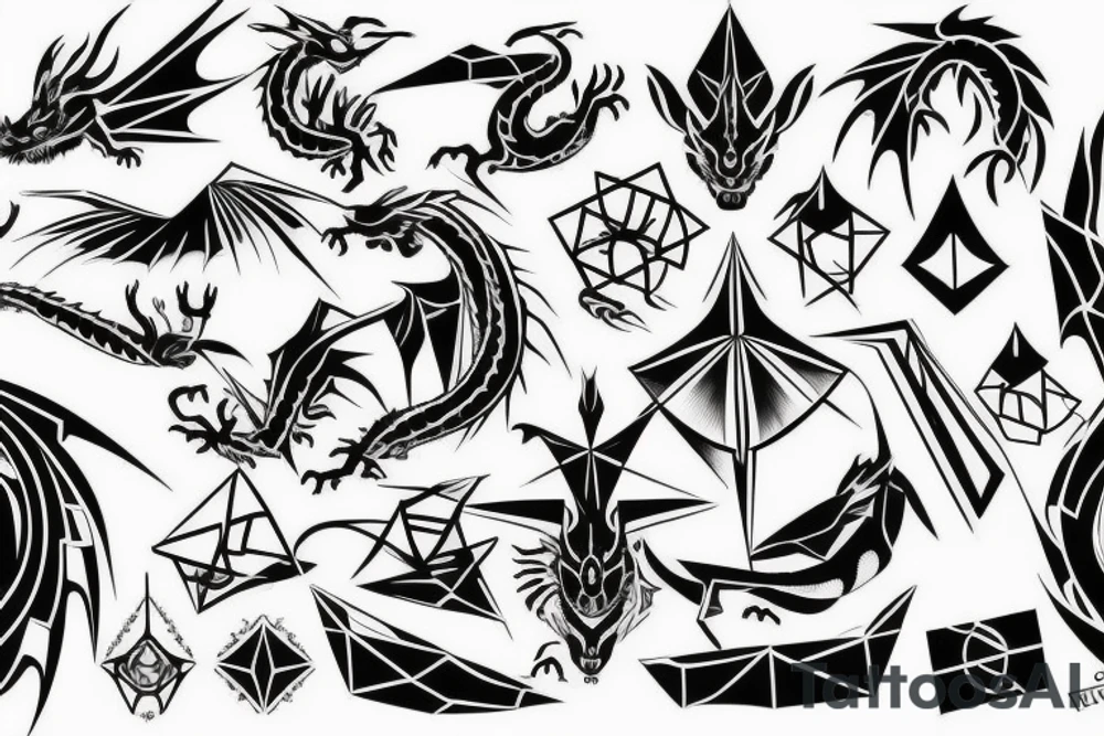 Dragon tattoo idea