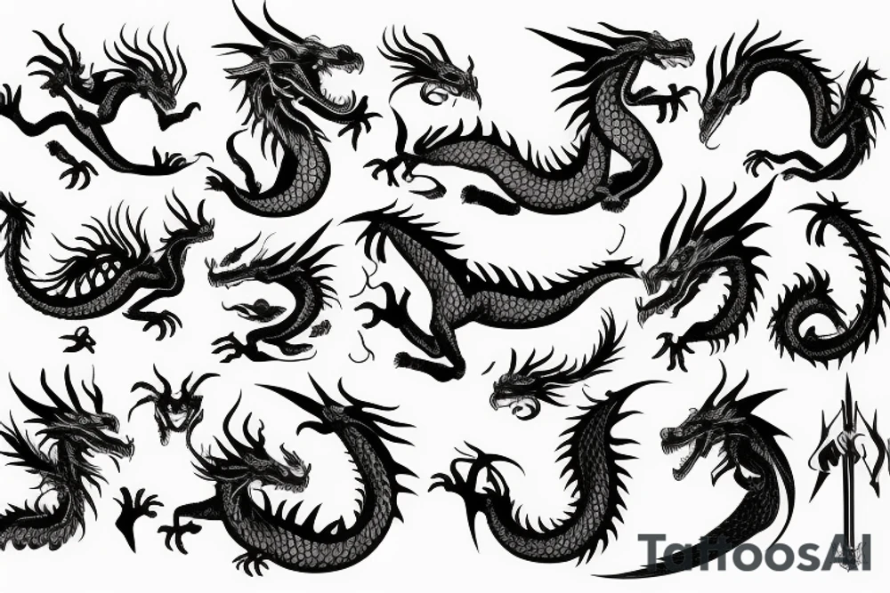 Dragon tattoo idea