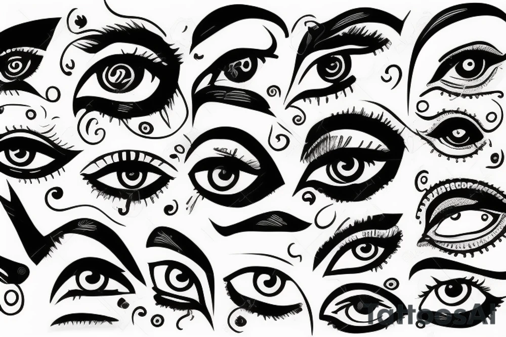 vision eye tattoo idea
