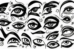 vision eye tattoo idea