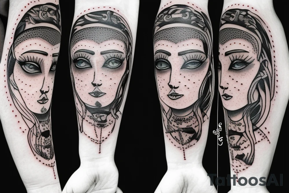 vision eyes tattoo idea