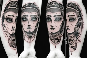 vision eyes tattoo idea