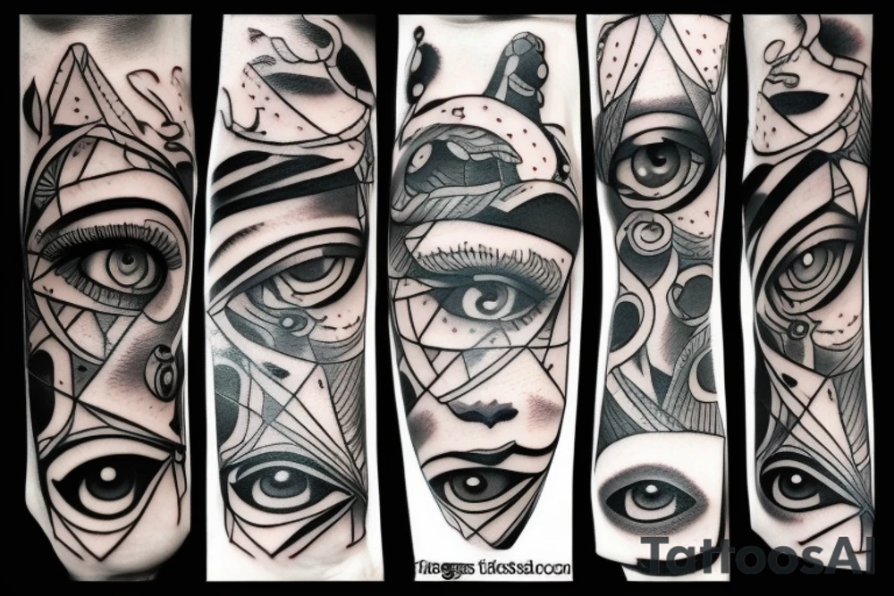 vision eyes tattoo idea