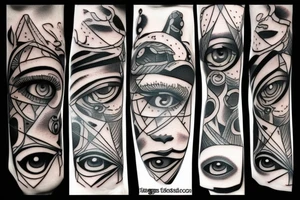 vision eyes tattoo idea