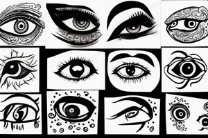 vision eyes tattoo idea