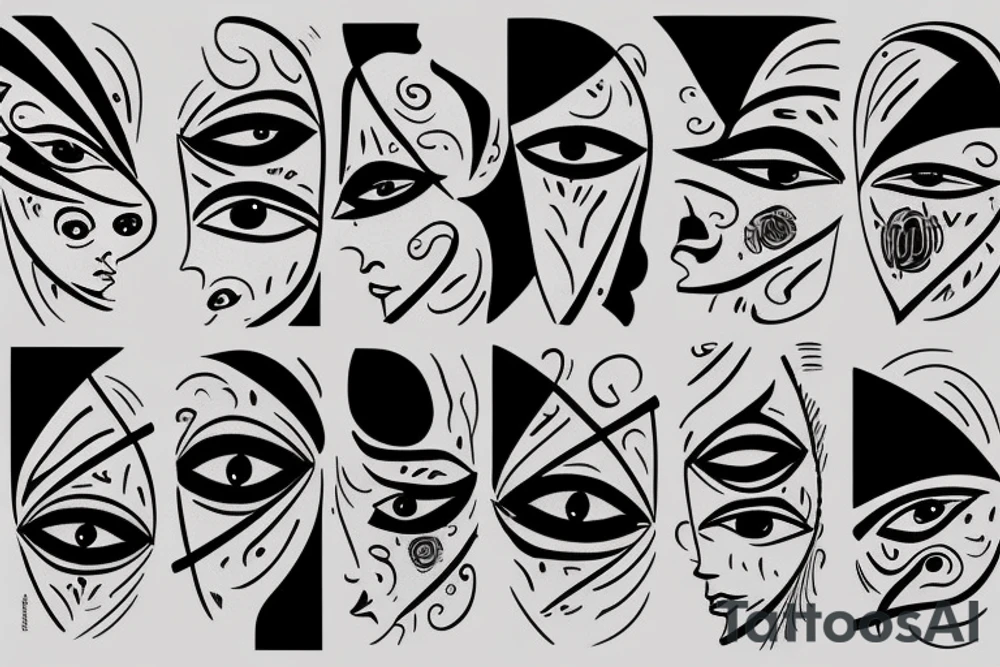 vision eyes tattoo idea