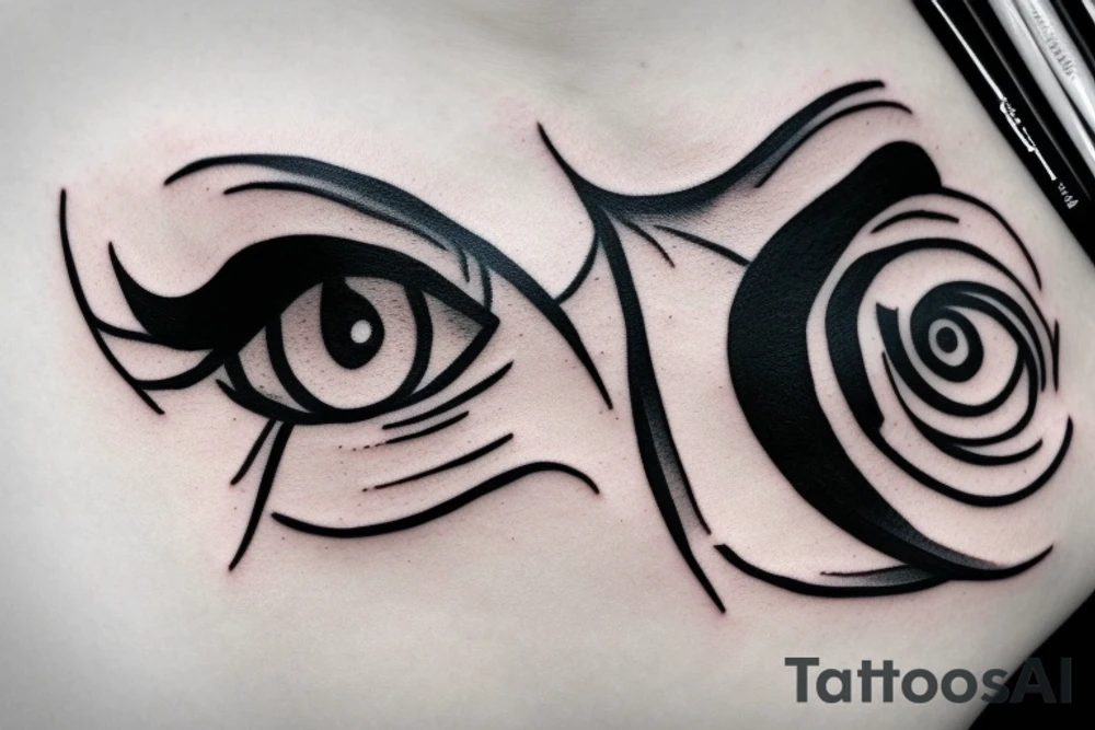 vision eyes tattoo idea