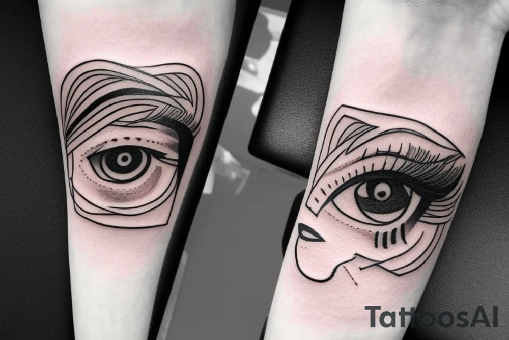 vision eyes tattoo idea