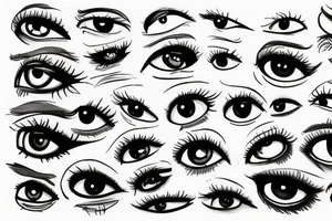 vision eyes tattoo idea