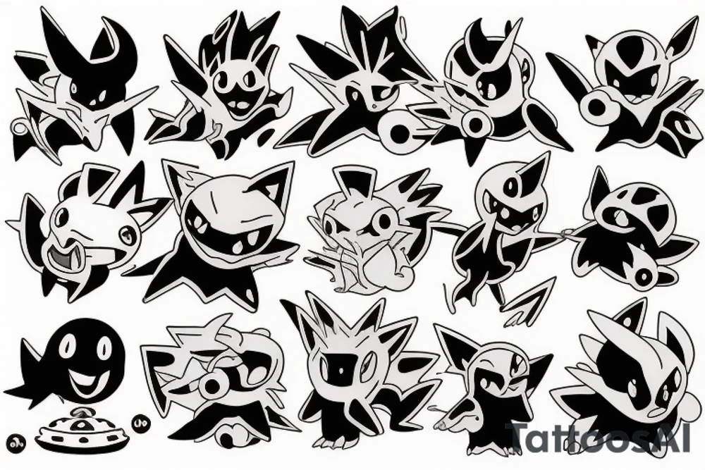 ectoplasma pokemon tattoo idea