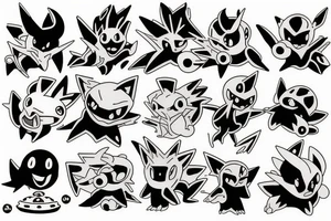 ectoplasma pokemon tattoo idea