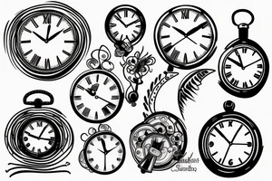 Clock tattoo idea