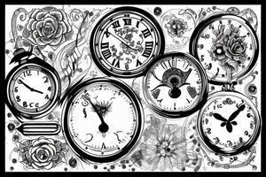 Clock tattoo idea