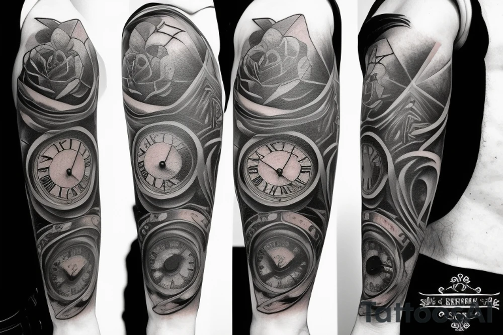 Clock tattoo idea