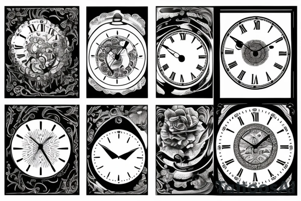 Clock tattoo idea