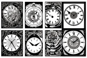 Clock tattoo idea