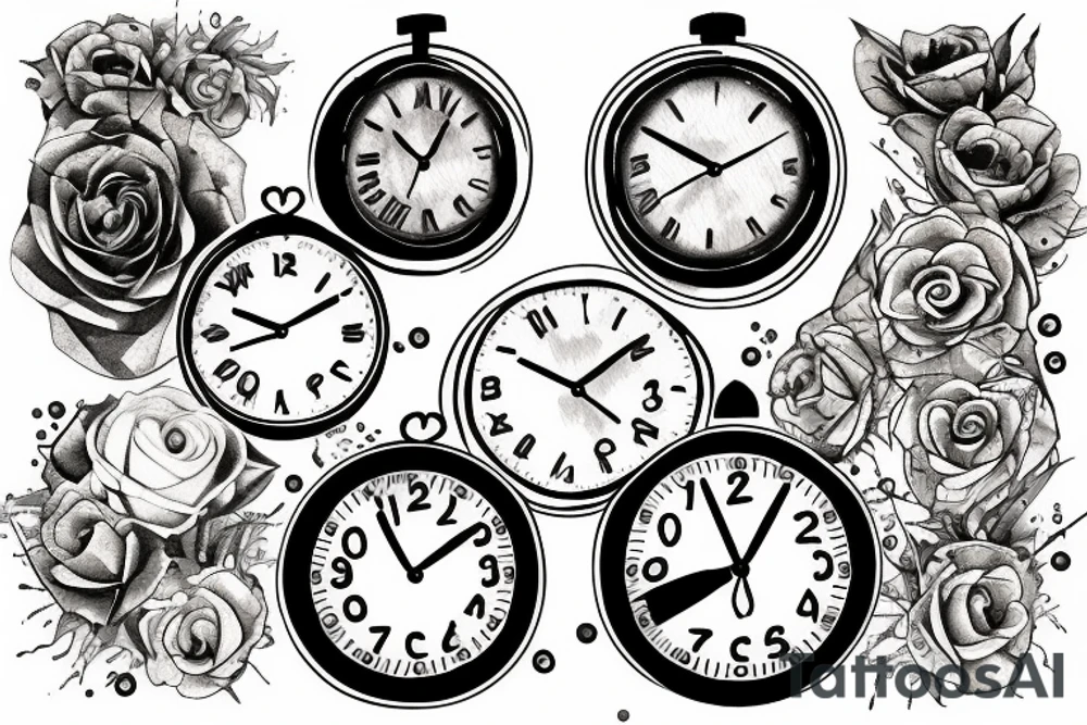 Clock tattoo idea