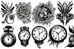 Clock tattoo idea