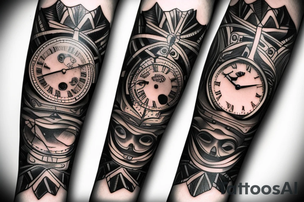 Clock tattoo idea