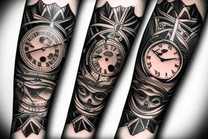 Clock tattoo idea