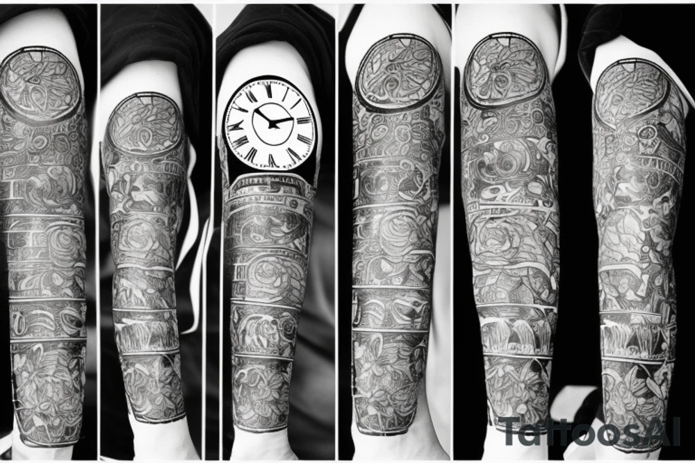 Clock tattoo idea