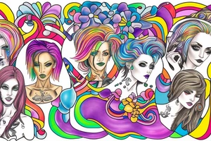 Lesbianism tattoo idea