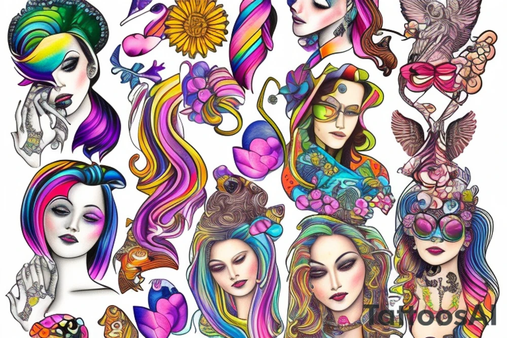 Lesbianism tattoo idea