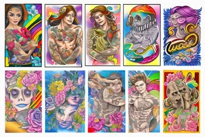 American traditional tattoo tattoo idea