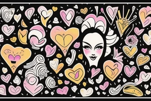 Two women in love tattoo idea