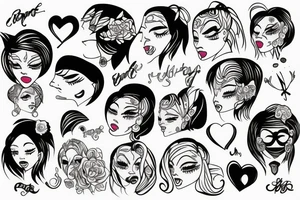 Lesbians tattoo idea