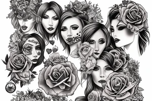 Lesbians tattoo idea