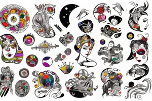 Lesbians tattoo idea
