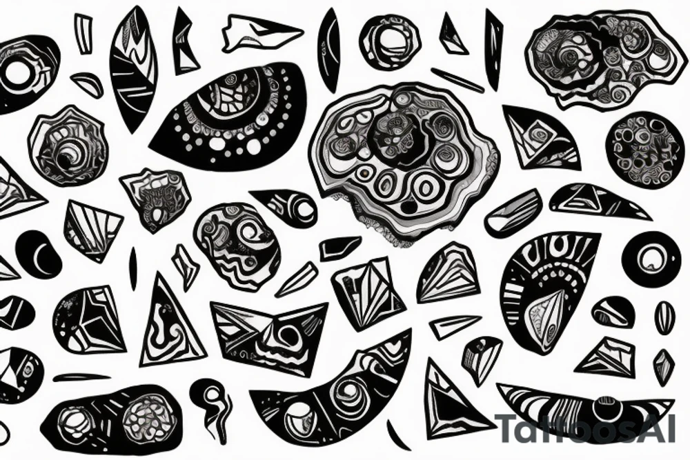 Geode tattoo idea