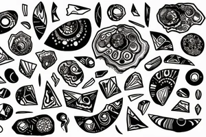 Geode tattoo idea
