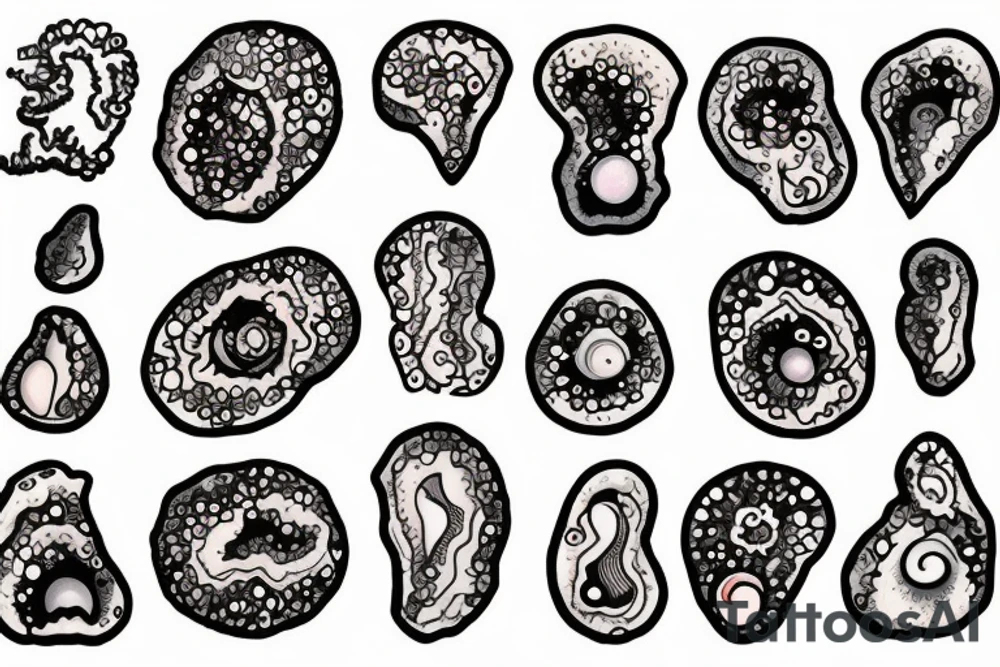 Geode tattoo idea