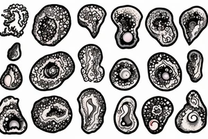 Geode tattoo idea