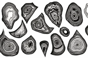 Geode tattoo idea
