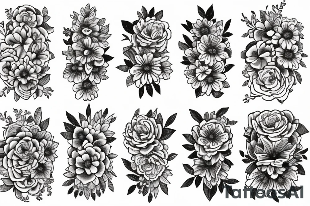 Flower tattoo idea