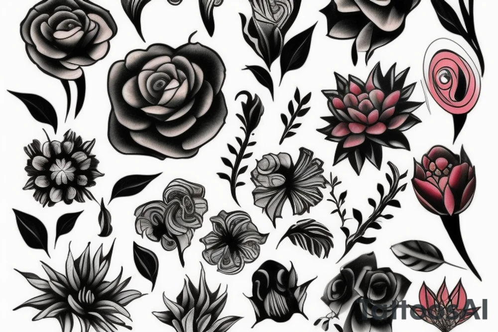 Flower tattoo idea