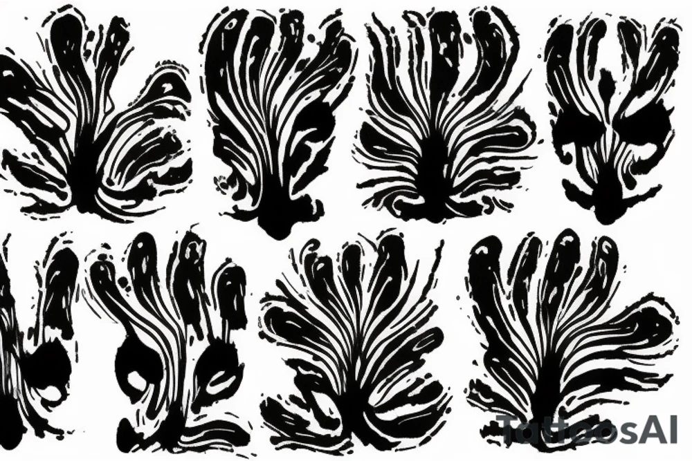 A Hermann Rorschach inkblot tattoo idea
